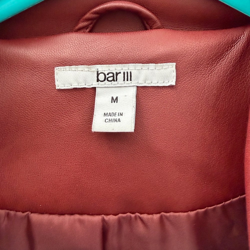 Burgundy Moto Jacket - Picture 7 of 12